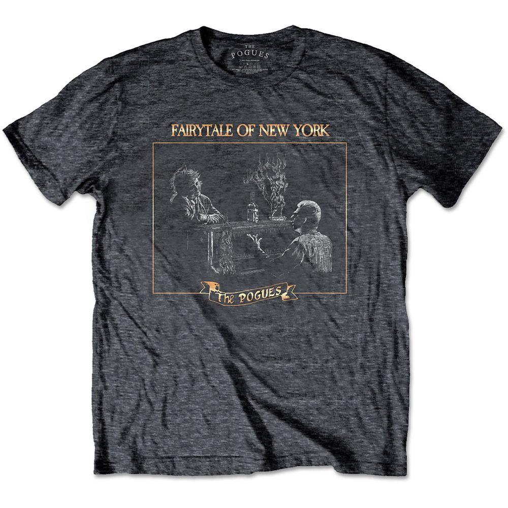 The Pogues - Fairytale Piano Heren Tshirt - Grijs